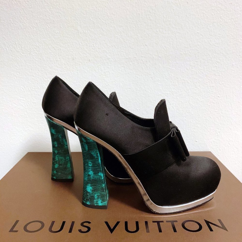 Miu Miu Black Platform Bootie - image 6